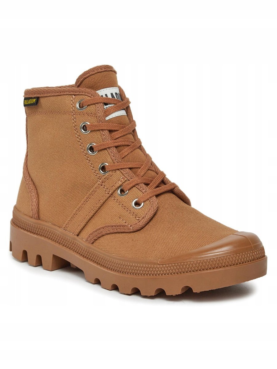 PALLADIUM TRAMPKI DAMSKIE MIEJSKIE BRĄZOWE Z TEKSTYLII 39 3EA