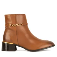 Botki damskie - Botki Sergio Bardi WI32-E1097-02SB Brązowy - miniaturka - grafika 1