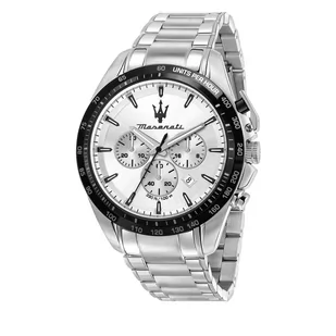 Zegarek Zegarek Maserati - Traguardo R8873612049 Silver - Zegarki męskie - miniaturka - grafika 1