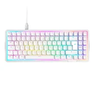 Klawiatury - NZXT KB-101NW-DE klawiatura Gaming USB Niemiecki Biały - miniaturka - grafika 1