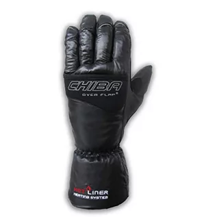 Rękawiczki - Chiba Overflap Touch męskie rękawiczki lotnicze, czarne, M - grafika 1