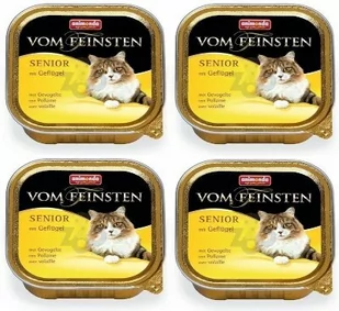 Animonda Vom Feinsten Senior Cat smak: z drobiem 6 x 100g - Mokra karma dla kotów - miniaturka - grafika 1