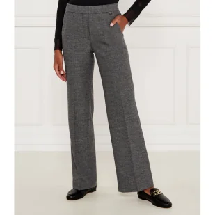 Marc Cain Spodnie | Regular Fit | z dodatkiem wełny - Spodnie damskie - miniaturka - grafika 1