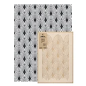 Szablony malarskie - szablon malarski wielokrotny powtarzalny // ART DECO PALM #4 - miniaturka - grafika 1