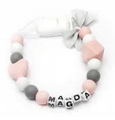 Akcesoria do smoczków - Silikonowa zawieszka z imieniem MAGDA GADŻET NIEJ - miniaturka - grafika 1