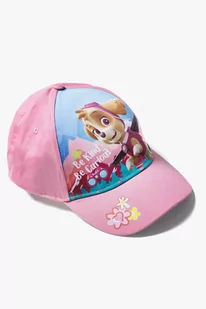 Bawełniana czapka dziewczęca z daszkiem Psi Patrol - różowa - Czapki dla dzieci - miniaturka - grafika 1