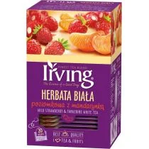 Irving HERBATA BIAŁA POZIOMKOWA Z MANDARYNKĄ 20 KOP. - Herbata - miniaturka - grafika 2