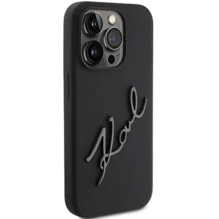 Karl Lagerfeld KLHCP15XSKSBMCK iPhone 15 Pro Max 6.7" czarny/black hardcase Silicone Karl Script - Etui i futerały do telefonów - miniaturka - grafika 15
