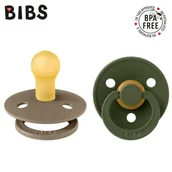 Smoczki uspokajające - Bibs Colour 2-Pack Dark Oak & Hunter Green S Smoczek Uspokajający Kauczuk Hevea - miniaturka - grafika 1