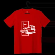 Odzież do sportów motorowych - T-shirt koszulka IS THAT A SUPRA JDM czerwona-L - miniaturka - grafika 1