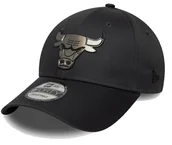 Czapki damskie - Czapka z daszkiem NEW ERA Chicago Bulls NBA Metallic 9FORTY szara - miniaturka - grafika 1