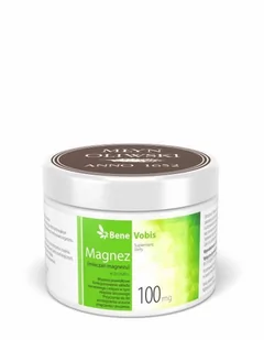 Młyn Oliwski Młyn Oliwski, Magnez (mleczan magnezu), Bene Vobis, 250 g - Witaminy i minerały dla sportowców - miniaturka - grafika 1
