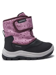 Geox Śniegowce B Flanfil Girl B Abx B263WG 0BCMN C0724 S Czarny - Buty dla dziewczynek - miniaturka - grafika 1