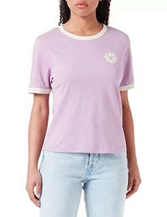 Koszulki i topy damskie - Lee Koszulka damska Shrunken Graphic Tee T-Shirt, Plum, XL, śliwka, XL - grafika 1