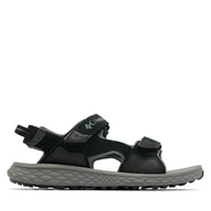 Sandały męskie - Sandały Columbia Konos Hiker 2121571 Czarny - miniaturka - grafika 1