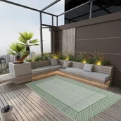 Dywany zewnętrzne - vidaXL Dywan zewnętrzny, zielony, 160 x 230 cm, PP vidaXL - miniaturka - grafika 1