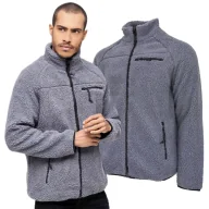 Odzież taktyczna i umundurowanie - Kurtka flanelowa BRANDIT Teddyfleece Jacket - Antracyt - miniaturka - grafika 1