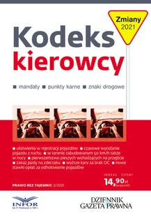 Infor Kodeks Kierowcy Zmiany 2021 - Prawo - miniaturka - grafika 2
