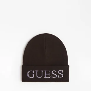 Męska Czapka zimowa GUESS CAP AM8858WOL01-BLA – Czarny - Czapki męskie - miniaturka - grafika 1