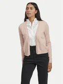 Swetry damskie - Vila Kardigan Ril 14060800 Różowy Regular Fit - miniaturka - grafika 1