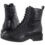 Botki damskie - Botki Czarne K7180-01/00-7 (MA1442-a) Maciejka - miniaturka - grafika 1