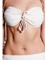 Bielizna sportowa damska - Biustonosz na saunę ALMASI w 100% naturalna bawełna Yeye Ecru M - miniaturka - grafika 1