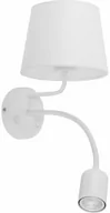 Lampy ścienne - Nowoczesny kinkiet MAJA WHITE 2535 1xE27 + GU10 - miniaturka - grafika 1