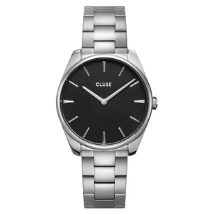 Zegarek Cluse Zegarek CW11103 Steel Black, Silver Colour - - Zegarki damskie - miniaturka - grafika 2