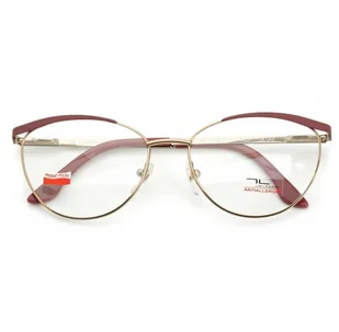 Okulary oprawki korekcyjne kocie damskie antyalergiczne LIW LEWANT 3878-45 - Okulary korekcyjne, oprawki, szkła - miniaturka - grafika 1