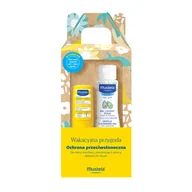 Kremy dla dzieci - Zestaw Mustela Sun Wakacyjna Przygoda, sztyft przeciwsłoneczny, SPF 50, 9 ml + żel do mycia, 100 ml - miniaturka - grafika 1