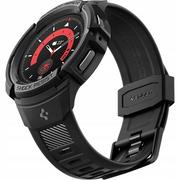 Akcesoria do zegarków - Spigen ACS05301 z paskiem Rugged Pro dla Galaxy Watch 5 Pro 45mm (czarny) - miniaturka - grafika 1