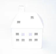 Świeczniki - Domek ceramiczny latarnia lampion świecznik - miniaturka - grafika 1