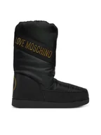 Śniegowce damskie - LOVE MOSCHINO Śniegowce JA24032G1NISY000 Czarny - miniaturka - grafika 1