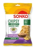 Chipsy - Sonko Chipsy z ciecierzycy o smaku grzybów w śmietanie 60 g - miniaturka - grafika 1