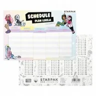 Szkolne artykuły papiernicze - Starpak Plan lekcji z tabliczką mnożenia Unicorn 25 szt. - miniaturka - grafika 1