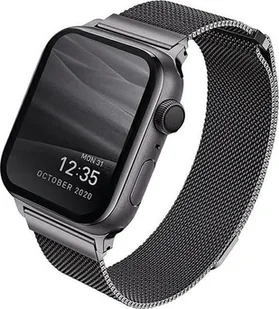 Uniq UNIQ Dante pasek opaska bransoleta bransoletka do zegarka Watch 6 44mm / Watch 5 44mm / Watch 4 44mm / Watch SE 44mm grafitowy - Akcesoria do smartwatchy - miniaturka - grafika 7