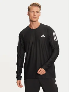 adidas Koszulka techniczna Own The Run IN1486 Czarny Regular Fit - Koszulki sportowe męskie - miniaturka - grafika 1