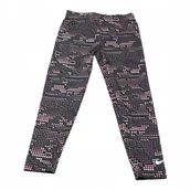 Legginsy - Leginsy dla dziewczynki Nike 110/116cm - miniaturka - grafika 1