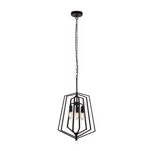 Searchlight Lampa wisząca Slinky 3-punktowa, czarna, 35cm - Lampy sufitowe - miniaturka - grafika 1