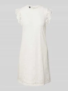 Sukienka koktajlowa o prostym kroju z koronki model ‘COLLINE’ - Sukienki - miniaturka - grafika 1