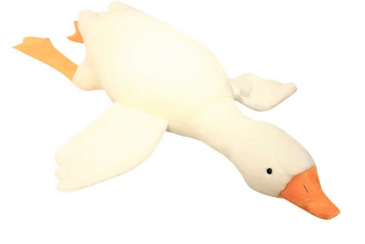 GĘŚ PLUSZAK MASKOTKA PLUSZOWA KACZKA ZABAWKA 90 CM