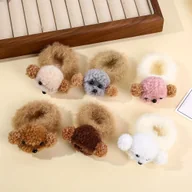 Ozdoby do włosów - TEMU 6 szt. Pluszowe Gumki do Włosów z Pieskiem, Urocze Opaski na Jesień i Zimę, Wszechstronne i Trwałe Akcesoria do Włosów, Zestaw Akcesoriów do - miniaturka - grafika 1