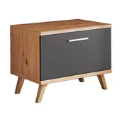 Meble do przedpokoju - Szafka na buty/ławka Pavo szary - miniaturka - grafika 1