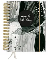 Notesy i bloczki - Bullet journal 180 stron notatnik pamiętnik A5+ kropki gumka - miniaturka - grafika 1