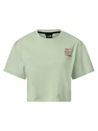 Koszulki i topy damskie - The North Face - T-shirt damski, zielony|wyrazisty róż - miniaturka - grafika 1