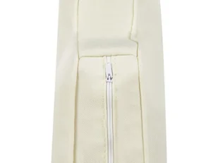 Sofa 2-osobowa tapicerowana biała LOKKA - Sofy i kanapy - miniaturka - grafika 9