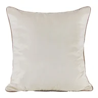 Poduszki dekoracyjne - Poduszka welwetowa Gaja kremowa 45 x 45 cm - miniaturka - grafika 1