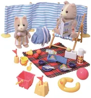 Figurki dla dzieci - Sylvanian Families Dzień nad morzem 4870 - miniaturka - grafika 1