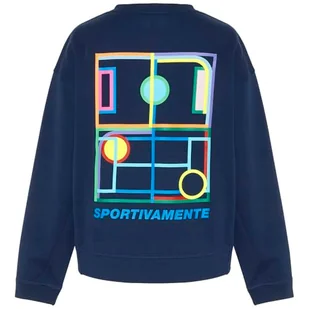 Lotto 1725129 Bluza damska, luźny krój, 19-3920 Peacoat I M - Bluzy damskie - miniaturka - grafika 1