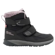 Buty dla chłopców - Dziecięce buty zimowe Jack Wolfskin Polar Bear-G Texapore Mid Vc K Rozmiar butów (UE): 39 / Kolor: czarny/szary - miniaturka - grafika 1